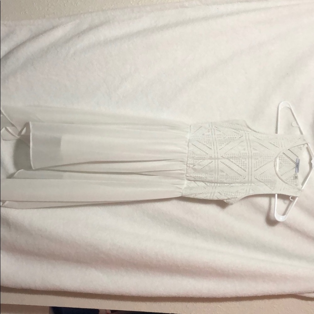 White formal dress
